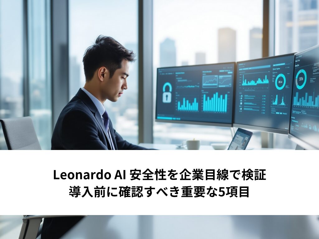 Leonardo AI 安全性を企業目線で検証｜導入前に確認すべき重要な5項目