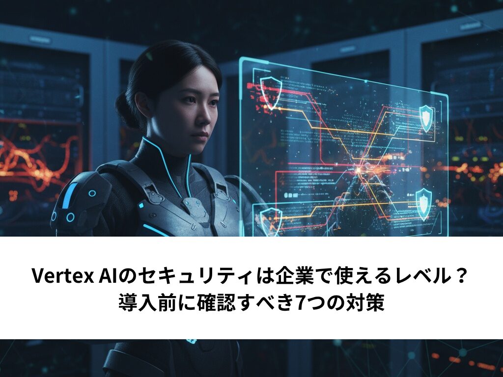 Vertex AIのセキュリティは企業で使えるレベル？導入前に確認すべき7つの対策