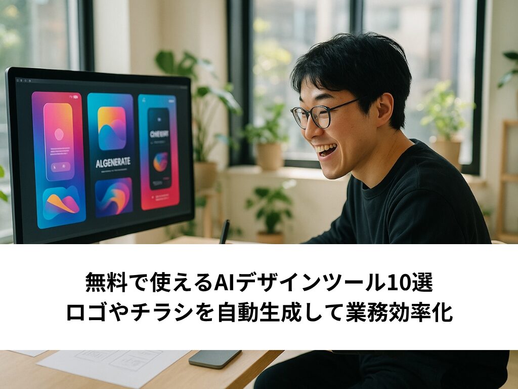 無料で使えるAIデザインツール10選｜ロゴやチラシを自動生成して業務効率化